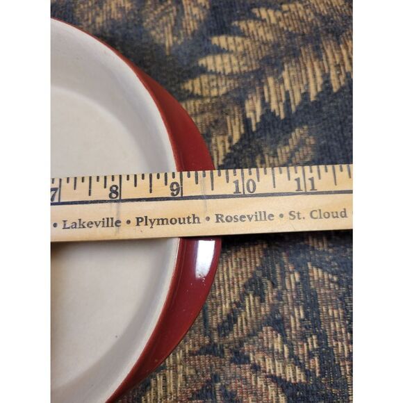 Pampered Chef Cranberry Deep Dish Stoneware Baker - Picture 6 of 6